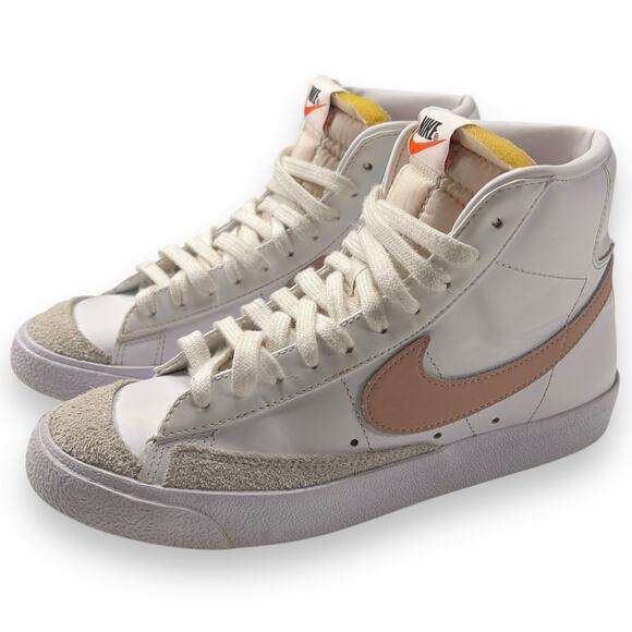 Nike Blazer '77 Vintage Mid White Pink Oxford CZ1055-118 Womens Size 7.5 - Picture 2 of 13